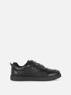 School Double Strap Low Tops