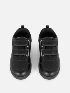 School Double Strap Low Tops