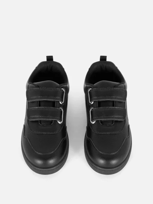 School Double Strap Low Tops