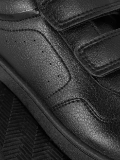 School Double Strap Low Tops