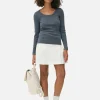 Scoop Neck Long Sleeve Top