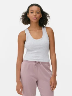 Scoop Neck Tank With Built-In Bra