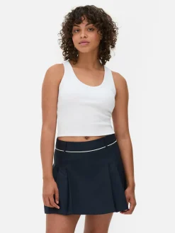 Scoop Neck Tank With Built-In Bra