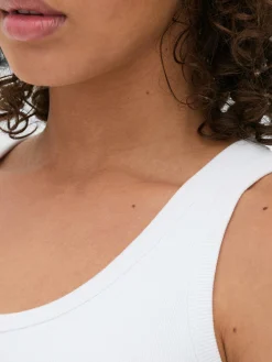 Scoop Neck Tank With Built-In Bra