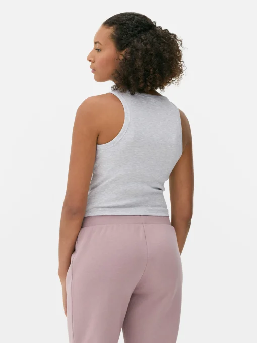 Scoop Neck Tank With Built-In Bra