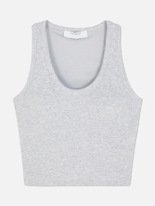 Scoop Neck Tank With Built-In Bra