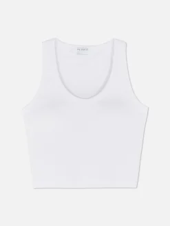 Scoop Neck Tank With Built-In Bra