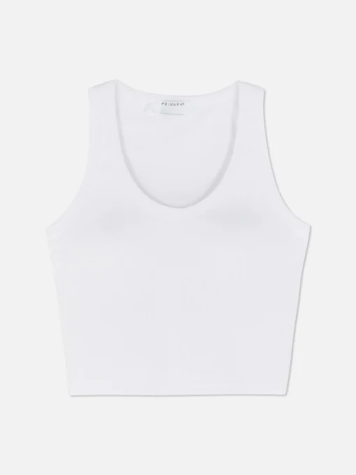 Scoop Neck Tank With Built-In Bra
