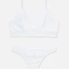Seamless Triangle Bralette And Thong Set
