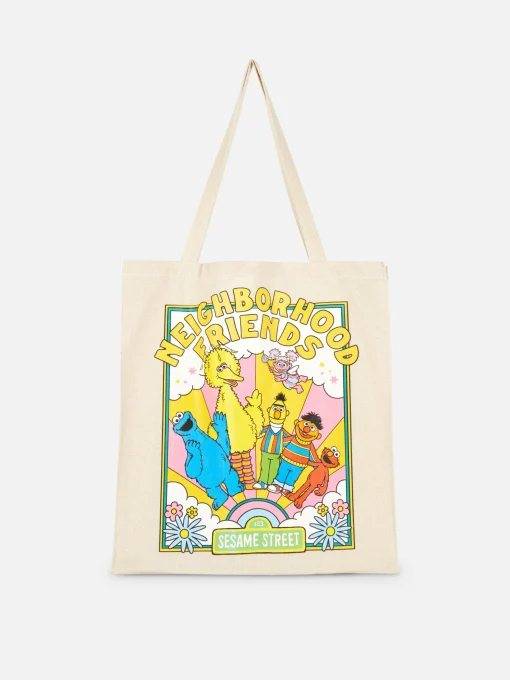 Sesame Street Canvas Tote
