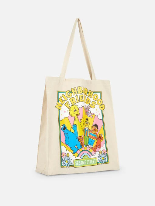 Sesame Street Canvas Tote