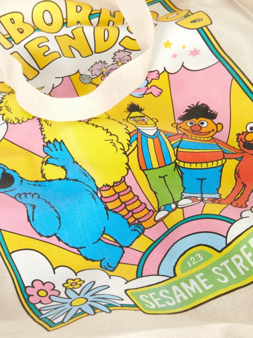 Sesame Street Canvas Tote