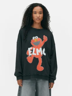 Sesame Street Oversized Graphic Sweatshirt