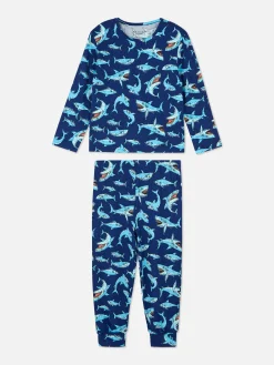 Shark Long Sleeve Pajama Set