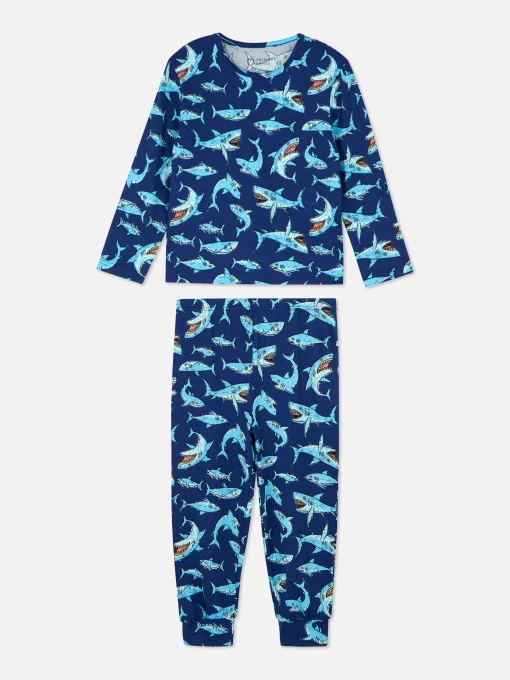 Shark Long Sleeve Pajama Set