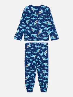 Shark Long Sleeve Pajama Set
