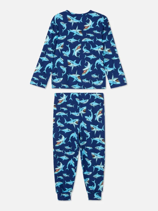 Shark Long Sleeve Pajama Set