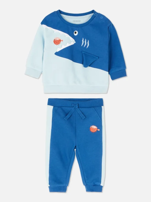 Shark Sweatshirt And Joggers Set