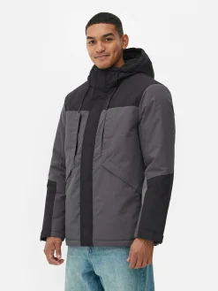 Short Color Block Coat