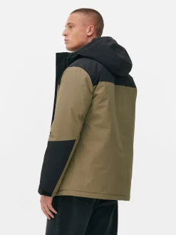 Short Color Block Coat