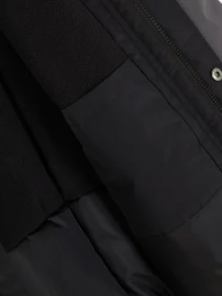 Short Color Block Coat