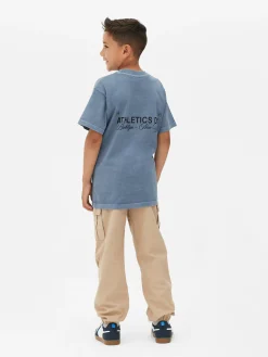 Short Sleeve Athletic Graphic T-Shirt