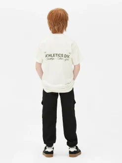 Short Sleeve Athletic Graphic T-Shirt