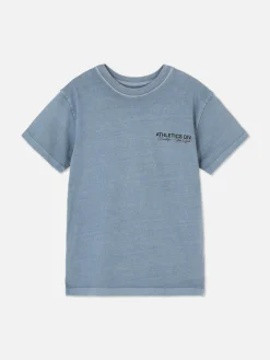 Short Sleeve Athletic Graphic T-Shirt