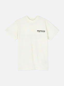 Short Sleeve Athletic Graphic T-Shirt