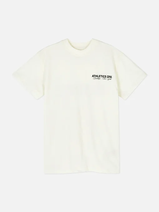 Short Sleeve Athletic Graphic T-Shirt