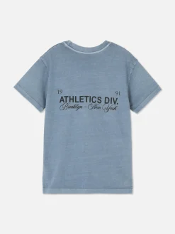 Short Sleeve Athletic Graphic T-Shirt