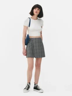Short Sleeve Cropped Sweater