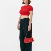 Short Sleeve Cropped Sweater