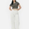 Short Sleeve Cropped Sweater