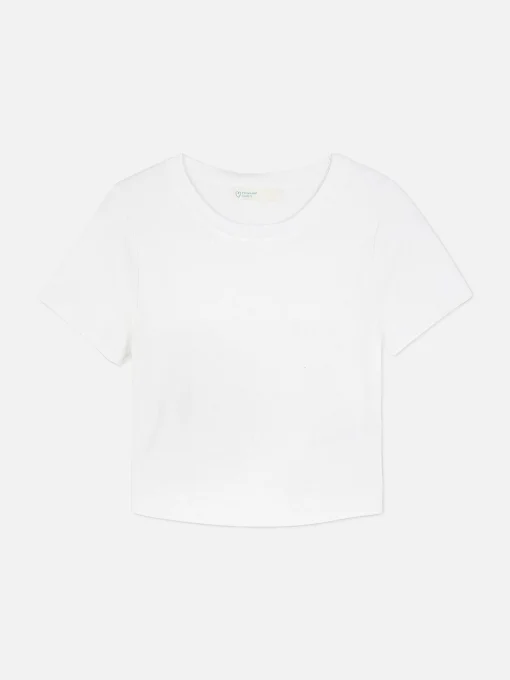 Short Sleeve Cropped Sweater