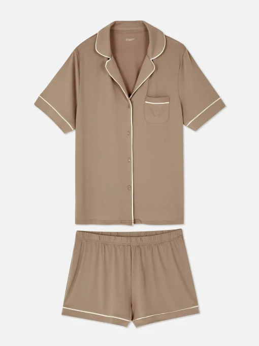 Short Sleeve Jersey Pajamas