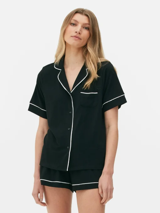 Short Sleeve Jersey Pajamas