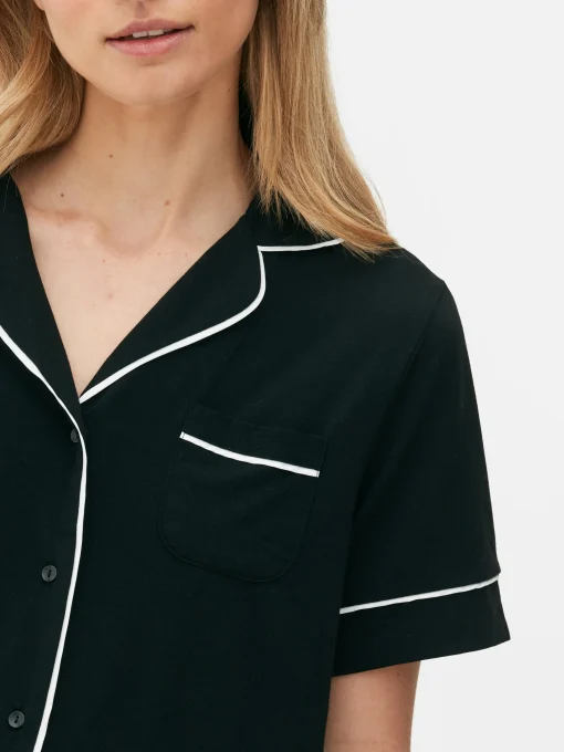Short Sleeve Jersey Pajamas