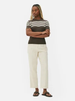 Short Sleeve Knit Top