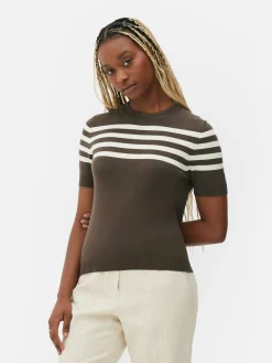 Short Sleeve Knit Top
