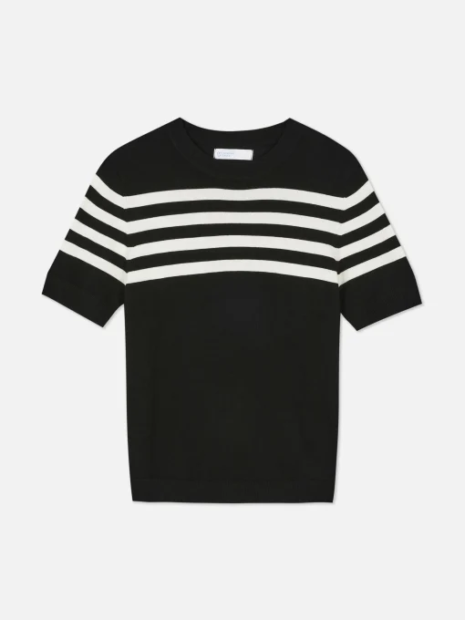 Short Sleeve Knit Top