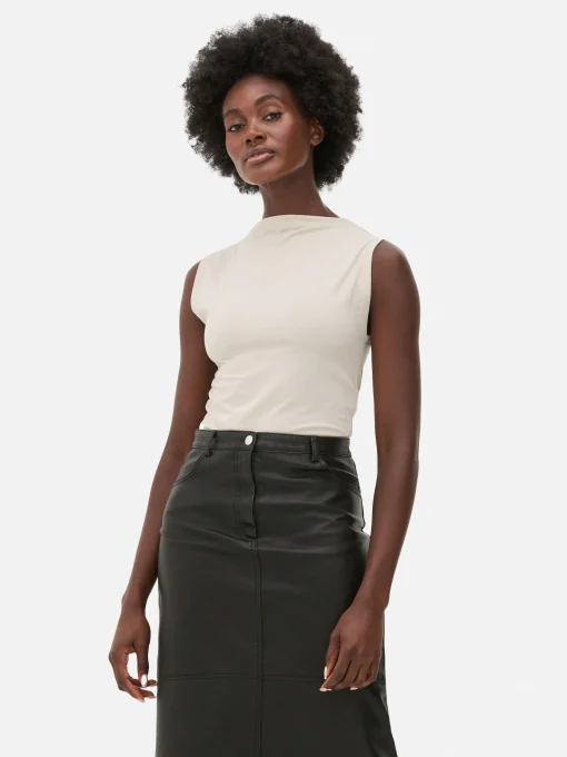 Sleeveless High Neck Bodysuit