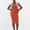 Sleeveless Jersey Midi Dress