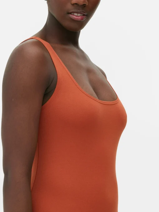 Sleeveless Jersey Midi Dress