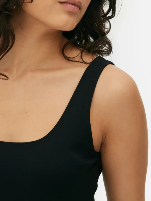 Sleeveless Jersey Midi Dress