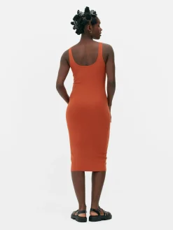 Sleeveless Jersey Midi Dress