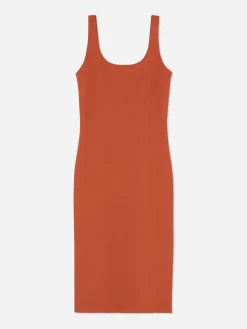 Sleeveless Jersey Midi Dress