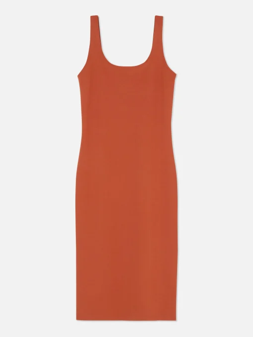 Sleeveless Jersey Midi Dress