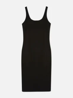 Sleeveless Jersey Midi Dress