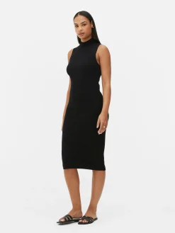 Sleeveless Midi Knit Dress